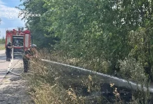 У Запорізькому районі БпЛА РФ атакував рятувальників під час гасіння пожежі