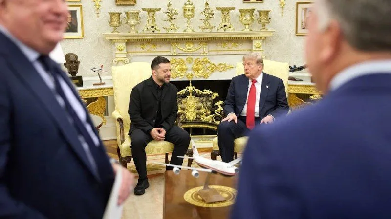 Володимир Зеленський назвав зустріч з Дональдом Трампом «хорошою розмовою»
