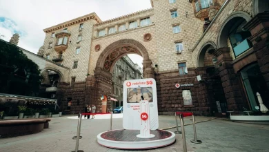 Vodafone підбив підсумки першого місяця роботи 5G у Києві