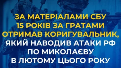У Миколаєві російського агента засудили до 15 років за коригування ударів рф