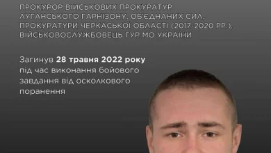 Офіс Генпрокурора вшанував пам’ять загиблого офіцера ГУР та прокурора Ярослава Русина