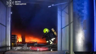 Нічна атака РФ по Одещині спричинила пожежу та поранення трьох людей