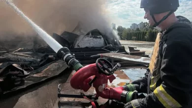 Російські удари спричинили пожежі на складах у Броварському та Бориспільському районах