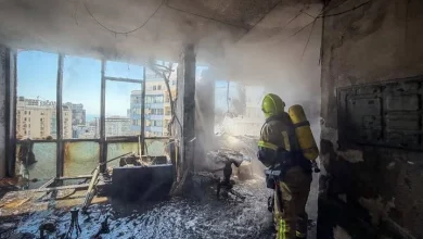 Російський дрон влучив у 24-поверхівку в Одесі, є поранені
