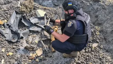 У Богодухові сапери ДСНС вилучили залишки російської ракети «Бандероль»
