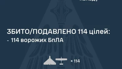 У ніч на 7 серпня сили ППО збили та подавили 114 ворожих БпЛА