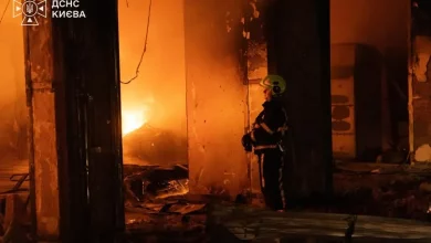 У Києві через атаку рф сталися пожежі у двох районах
