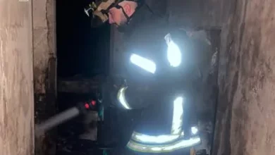 У Херсоні рятувальники витягли чоловіка з квартири, що загорілася після удару БпЛА РФ