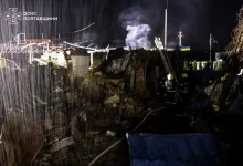 На Полтавщині ліквідували пожежі після російської атаки на АЗС та промисловий об’єкт