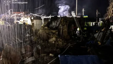 На Полтавщині ліквідували пожежі після російської атаки на АЗС та промисловий об’єкт