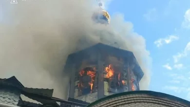 У Краматорську після російського удару загорілася церква