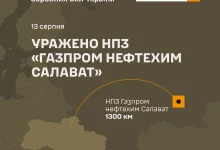 Сили оборони України вразили нафтопереробний комплекс у Башкортостані