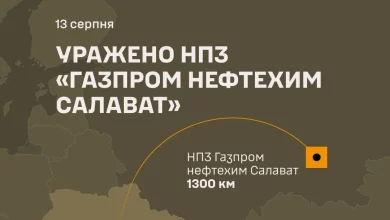 Сили оборони України вразили нафтопереробний комплекс у Башкортостані