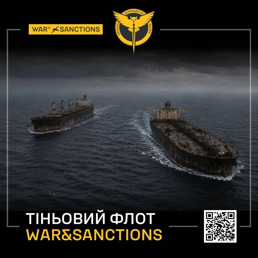 ГУР оприлюднило перелік суден, що перевозять російську нафту, газ і крадене українське зерно