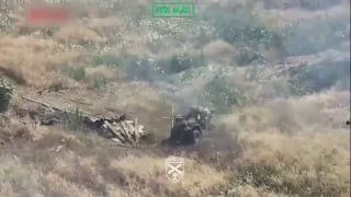 Артилеристи 44-ї бригади ЗСУ знищили ворожий квадроцикл і кілька гармат рф