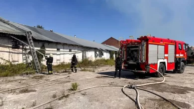 Російський удар БпЛА по агропідприємству в Коломаку на Харківщині спричинив пожежу