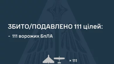 У ніч на 18 серпня сили ППО збили та подавили 111 ворожих БпЛА