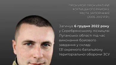 У Запоріжжі вулицю перейменували на честь загиблого захисника Антона Незоли