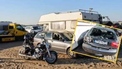 У Сілезькому воєводстві нетверезий громадянин України пошкодив 10 авто на пляжі