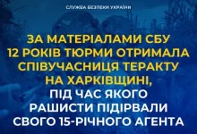 Співучасницю теракту на Харківщині засудили до 12 років ув’язнення