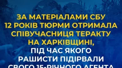 Співучасницю теракту на Харківщині засудили до 12 років ув’язнення