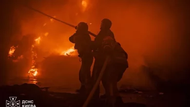 У Голосіївському районі Києва ліквідовано пожежу після повторної атаки РФ