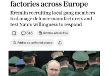 The Telegraph: РФ розгортає диверсії на європейських заводах боєприпасів