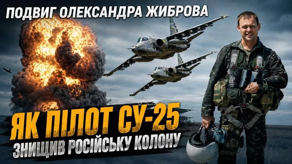 Командир ескадрильї Олександр Жибров загинув, скеровавши підбитий Су-25 на окупантів