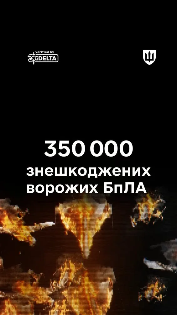 Сили оборони з початку року знешкодили понад 350 тисяч російських дронів