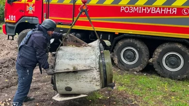 У Києві сапери ДСНС вилучили залишки російської ракети «Іскандер-М»
