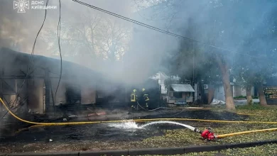 На Київщині рятувальники ліквідували пожежі після обстрілів у двох районах
