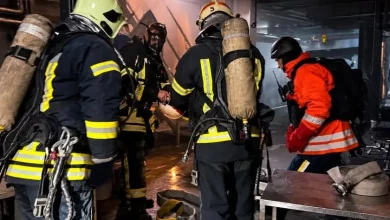 На Житомирщині ДСНС загасила пожежу на підприємстві після російського обстрілу