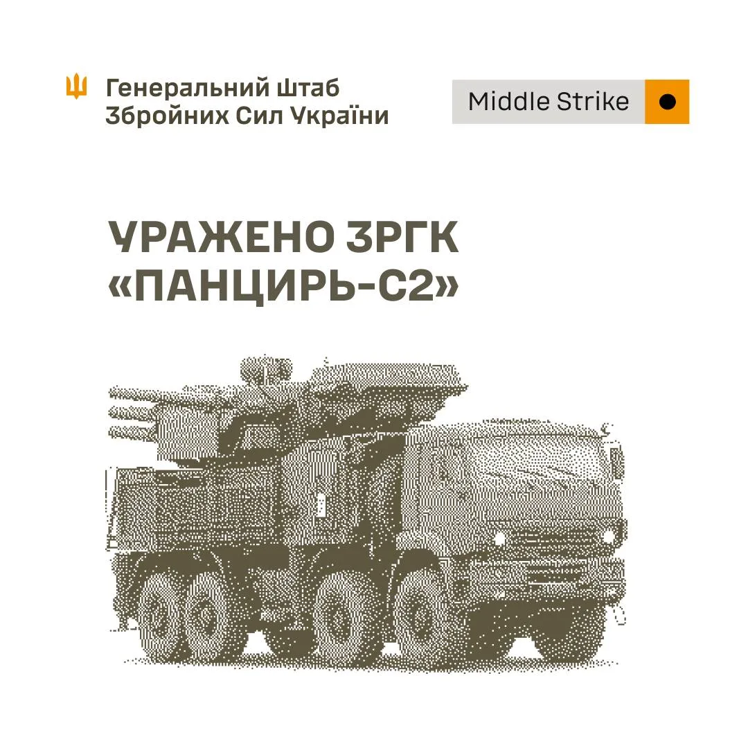 Сили оборони України вдарили по «Панцирю-С2», пунктах управління та базах БпЛА РФ
