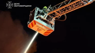 Росіяни обстріляли Житомирщину: пожежі на промисловому та складському об’єктах