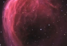 NASA показало зображення туманності «Креветка», зняте аматорським телескопом