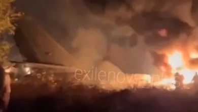 В Амурській області РФ розбився стратегічний бомбардувальник Ту-95МС під час зльоту