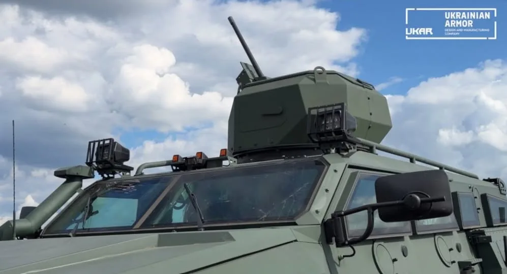 Український бронеавтомобіль «Новатор 2» отримав бойовий модуль МБУ-1