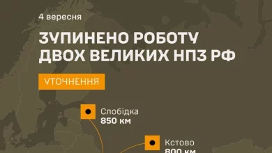 У РФ зупинено роботу двох великих нафтопереробних підприємств після уражень
