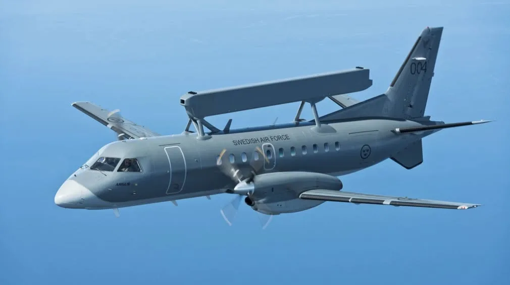Шведський літак ASC 890 вже виконує бойові завдання в Україні