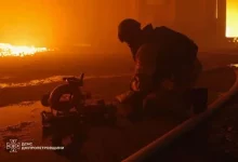На Дніпропетровщині ліквідували масштабні пожежі після російських атак БПЛА