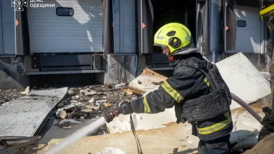 На Одещині російський удар спричинив пожежу в зруйнованій будівлі пошти