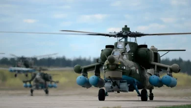 РФ вперше показала ракети S8000 «Бандероль» і «Дань-Т» на гелікоптерах Мі-28