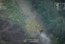 66-та омбр знищила покинутий російський танк FPV-дронами