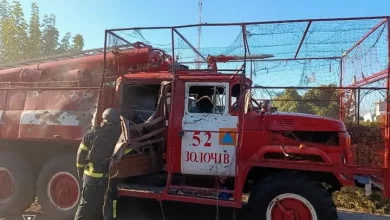 Російські БпЛА вдруге атакували місце роботи підрозділу ДСНС на Харківщині