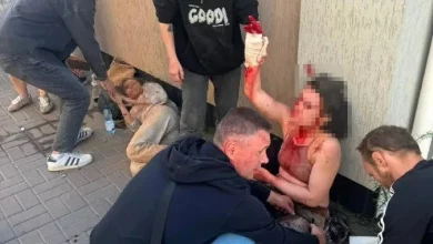 Російський дрон влучив у будівлю телеканалу «Ми Україна» під час прямого ефіру в Києві
