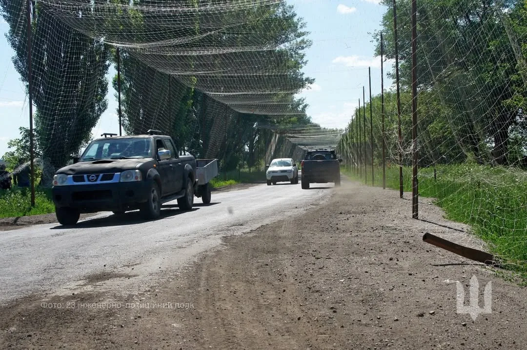 Інженерні підрозділи ЗСУ встановили понад 1300 км антидронового захисту логістичних маршрутів