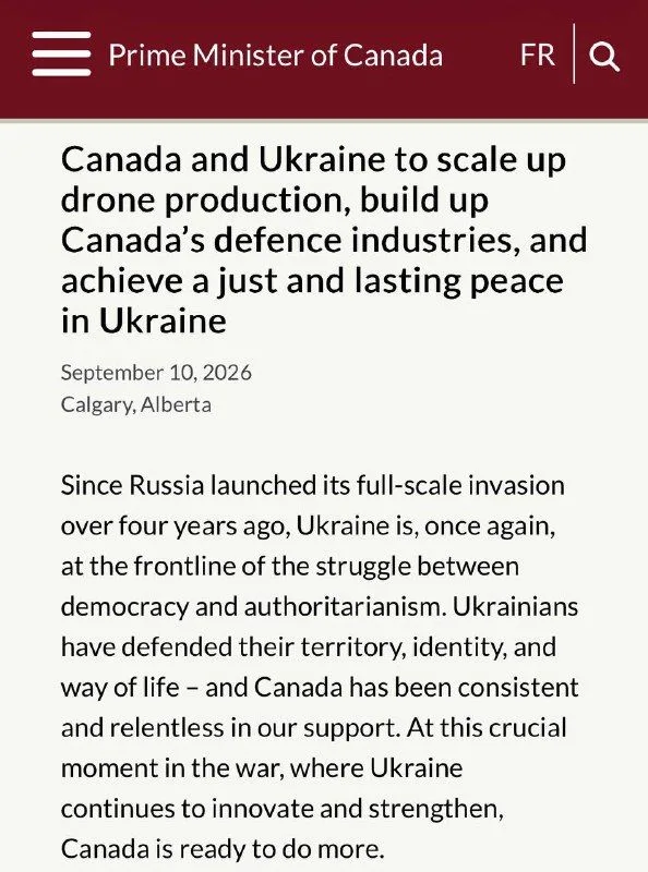 Канада оголосила новий пакет підтримки України на сотні мільйонів доларів