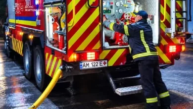 У Звягельському районі Житомирщини через російський удар сталася пожежа на підприємстві