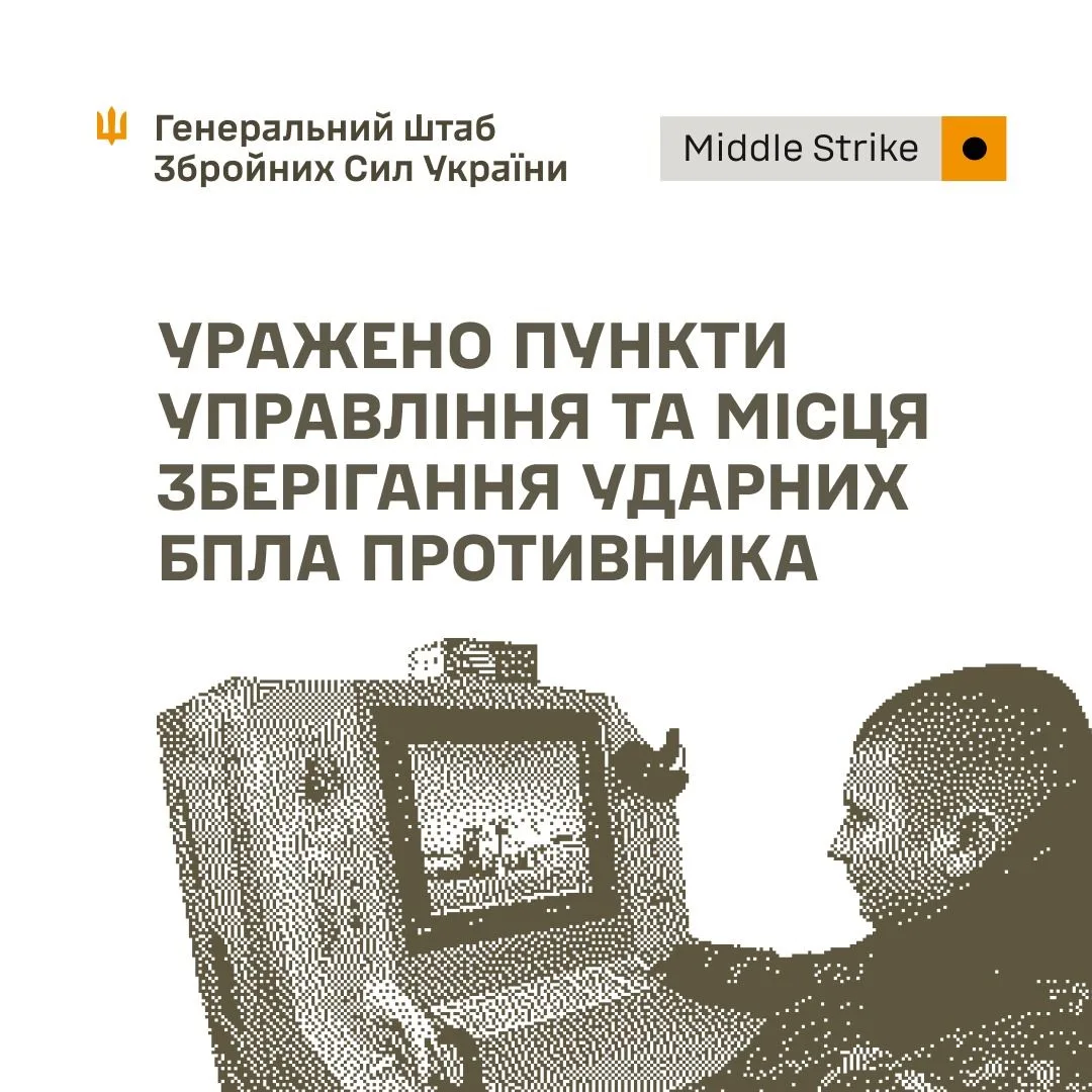 Сили оборони України вразили пункти управління та склади ударних БпЛА РФ