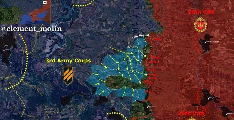 ISW: російські війська біля Лимана на Донеччині можуть бути в оточенні